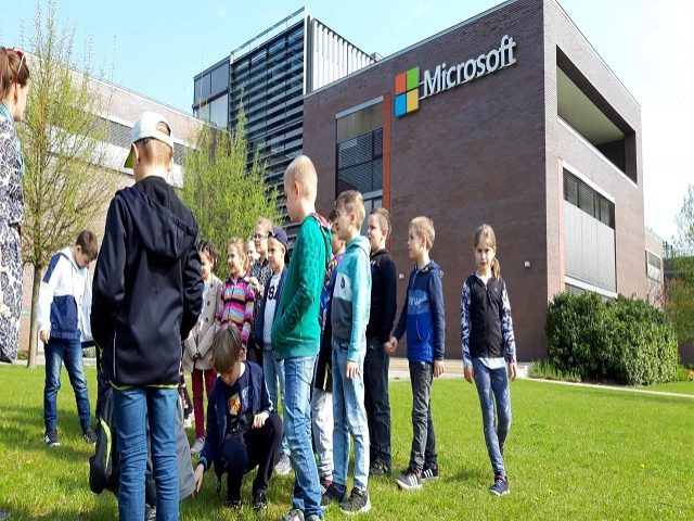 Foglalkozás a Microsoft Magyarország Kft. székházában